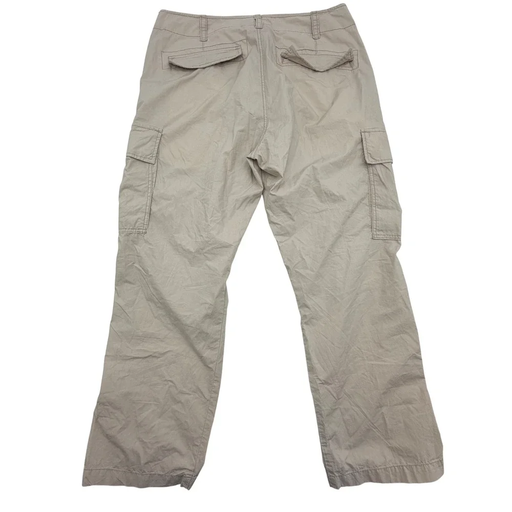 Polo Jeans Co Ralph Lauren Mens Cargo Pants 38x30 Tan Khaki Cotton Utility Work